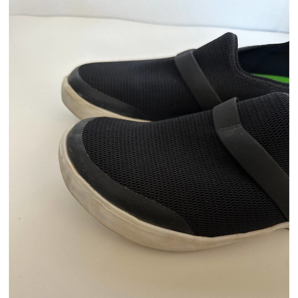 OOFOS OOmg Eezee Low Shoe Black Slip On Women's Size 11 Comfort Stretch Recovery - Picture 3 of 10